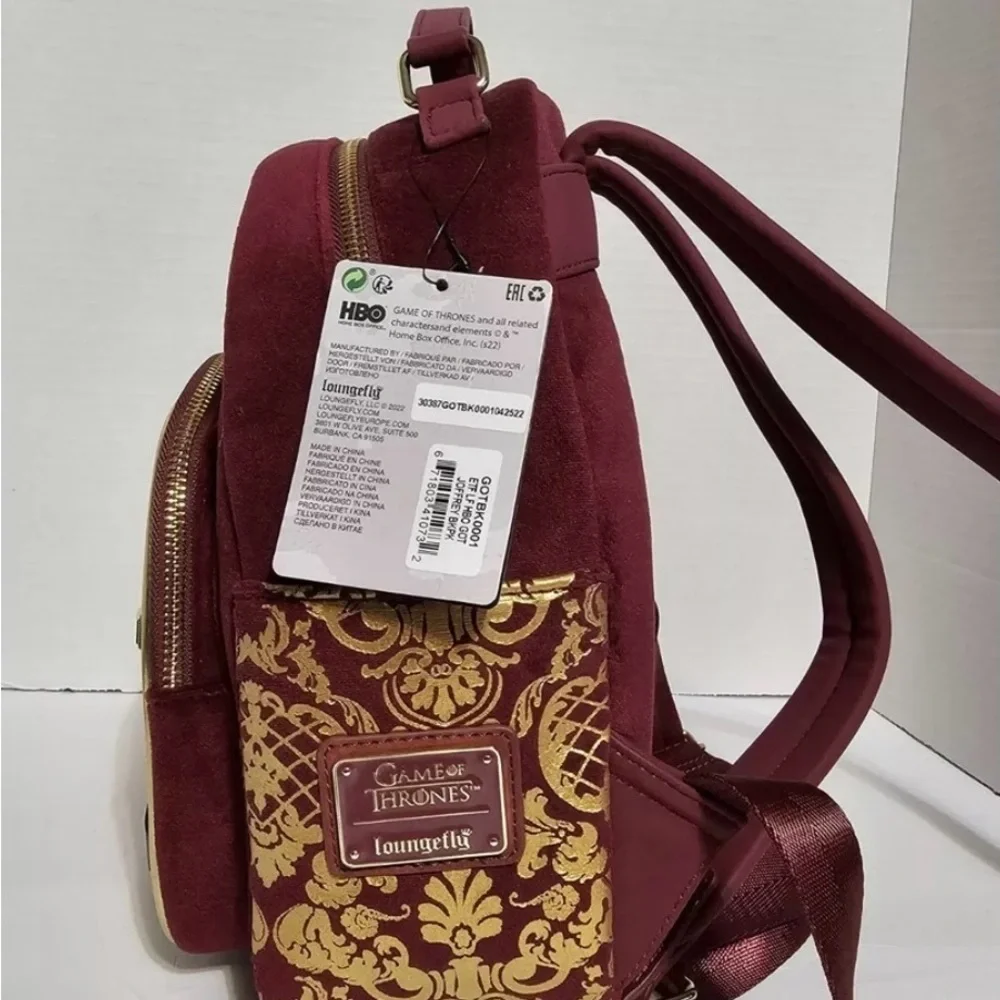 Loungefly NWT Game of Thrones King Joffrey Cosplay  Mini Backpack